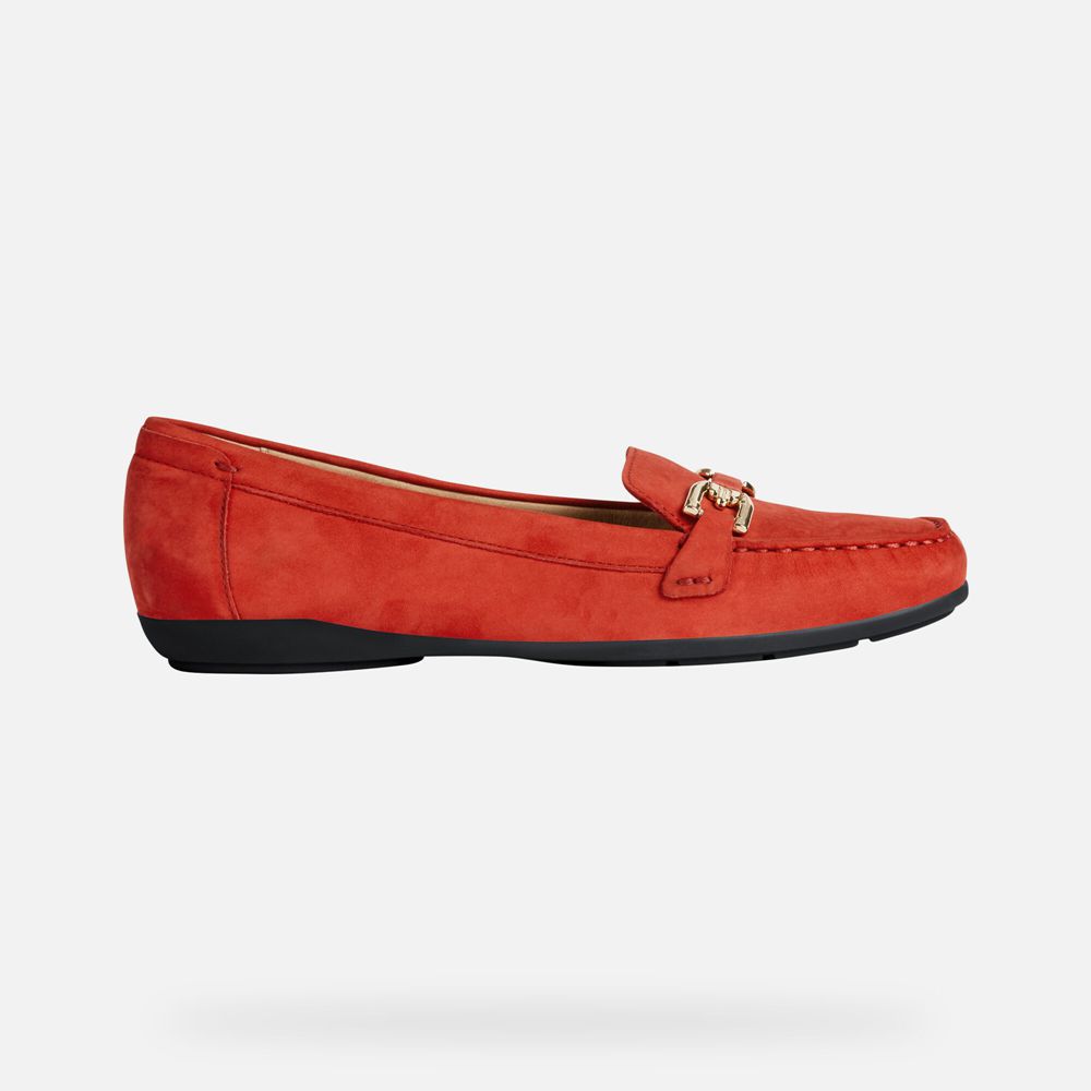 Mocassins Geox Senhora Vermelhas - Annytah - UCDAS8327